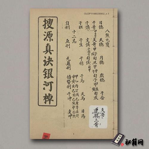 《搜源真诀银河棹》