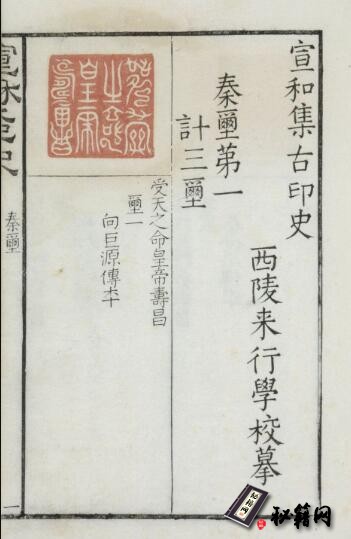古籍.宣和集古印史. 明. 来行学编. 八卷. 明万历时期钤印. 宝印斋藏板徐安刊本