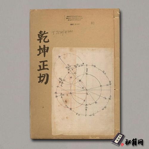乾坤正切上集 四卷; 乾坤正切下集 四卷 [袁士龍撰].[淸, 1662-1722].鈔本.8册